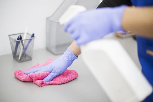 Oven cleaning service in a Shoreditch kitchen