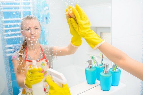 Local cleaning professionals servicing a property in Shoreditch