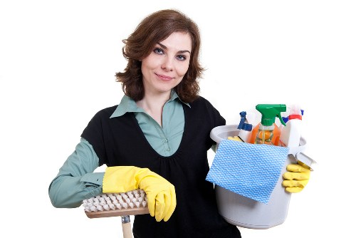 Shoreditch cleaners maintaining a modern workspace